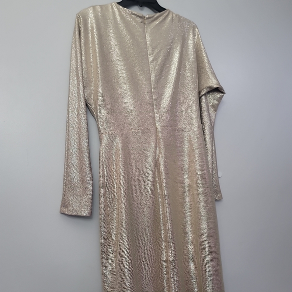 Lauren Ralph Lauren Faux Wrap Cocktail Dress - Picture 11 of 13